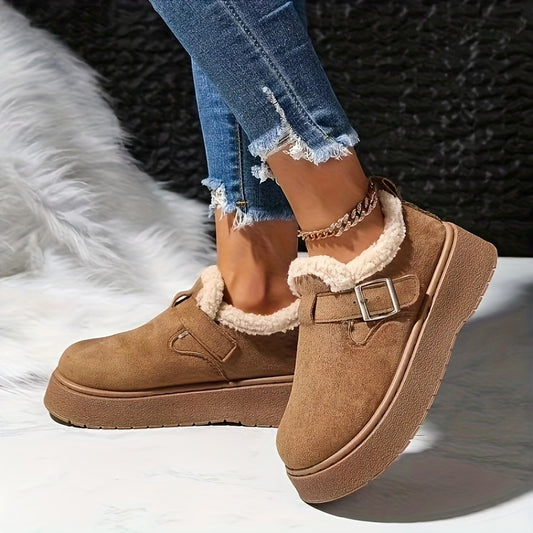 Winter Schoenen Dames – Warm Fleece Gevoerd & Antislip Zool