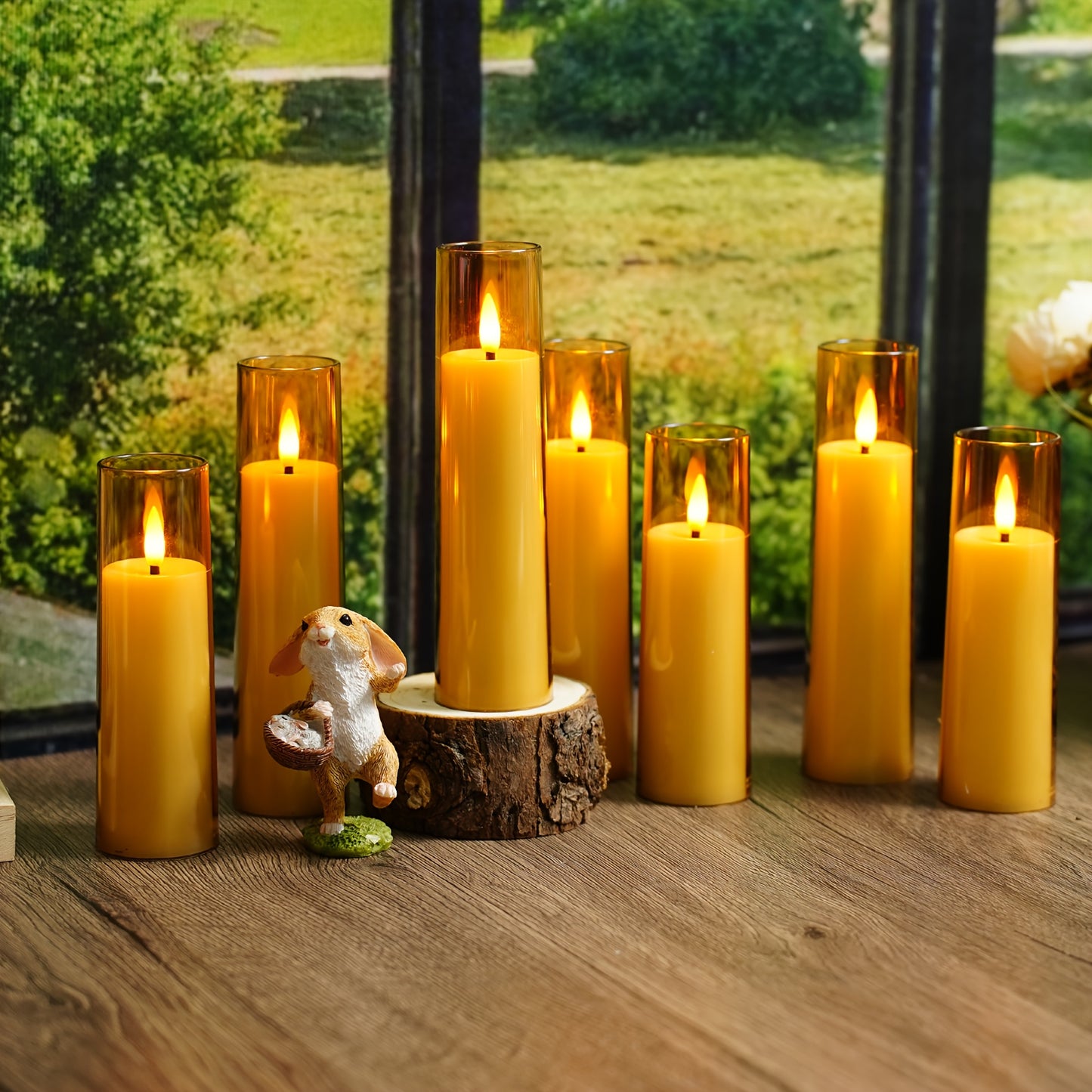 Set van 12 Luxe LED Kaarsen – Met Timer & Afstandsbediening