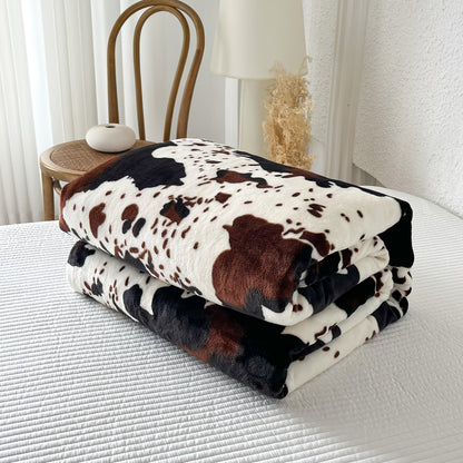 Koeienprint Deken – Zacht & Warm Fleece Plaid
