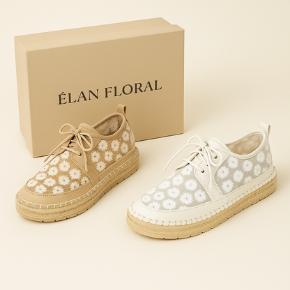 Élan Floral - Bloemenprint Espadrille Sneakers