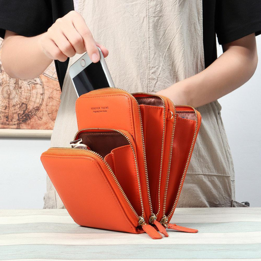Crossbody Tas Dames – Compacte Wallet Schoudertas