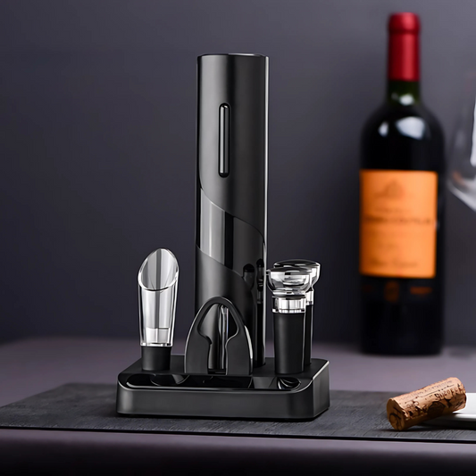 WineWave – Dé Luxe Elektrische Wijnopener Set
