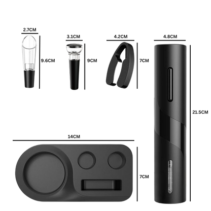 WineWave – Dé Luxe Elektrische Wijnopener Set