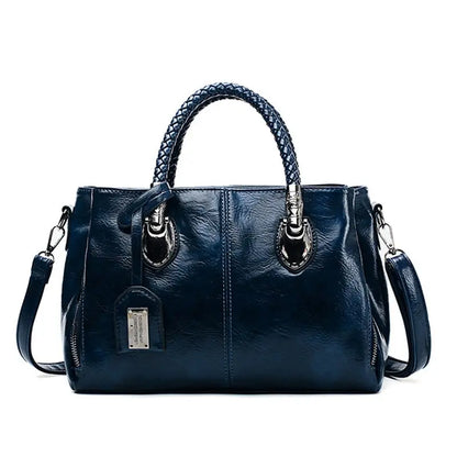 Eleganzo – Leren Tas met Grote Inhoud voor Dames