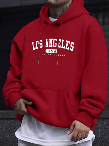 Los Angeles Hoodie – Unisex Oversized Sweater met City Print