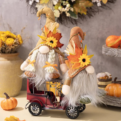 Herfst Decoratie – Gnome met LED Verlichting