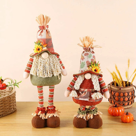 Herfst Kabouter Decoratie – Verstelbare Pluche Gnome