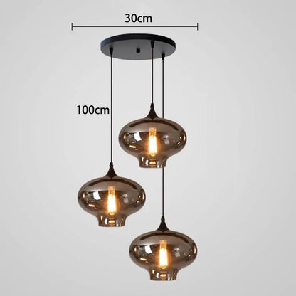 Moderne Hanglamp – Luxe Glaslamp Industrieel Interieur