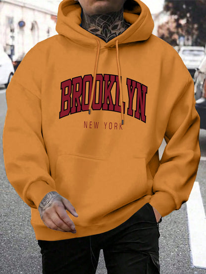 Brooklyn New York Hoodie – Unisex Oversized Sweater met Opdruk