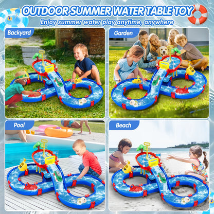 Waterspeelbaan Voor Kinderen – Interactief Zomers Buitenspeelgoed