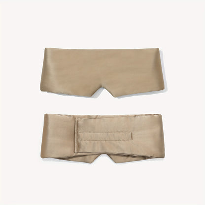 Luxe Satijnen Slaapmasker met Klittenbandsluiting