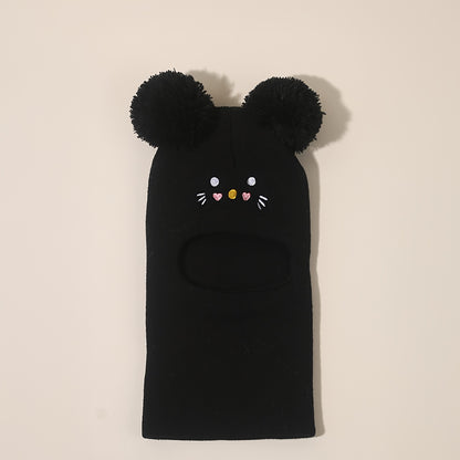 Warme Baby Muts met Oortjes – Zachte Gebreide Wintermuts