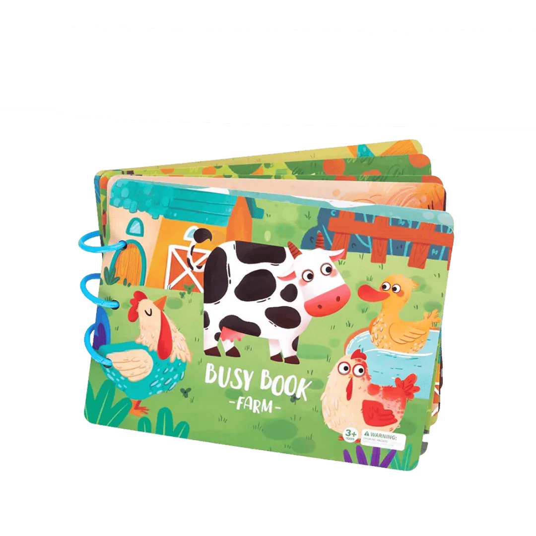Busy Book – Educatief Zintuigen Boek voor Kinderen