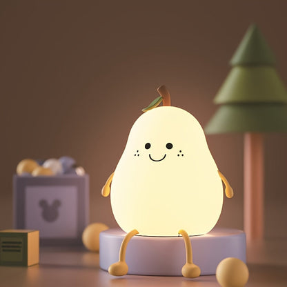 Peren LED Nachtlampje – Zacht Licht met Timer & Kleurenmodus