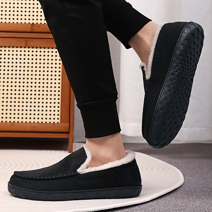Warme Heren Pantoffels – Comfortabele en Antislip Loafers Sloffen