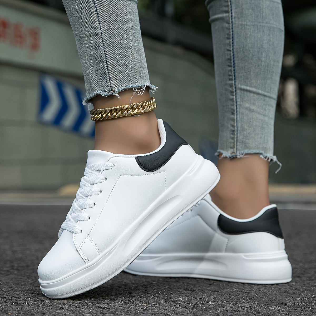 Dames Sneakers Wit 'Zania' – Orthopedisch & Comfortabel