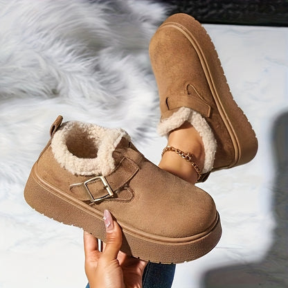 Winter Schoenen Dames – Warm Fleece Gevoerd & Antislip Zool