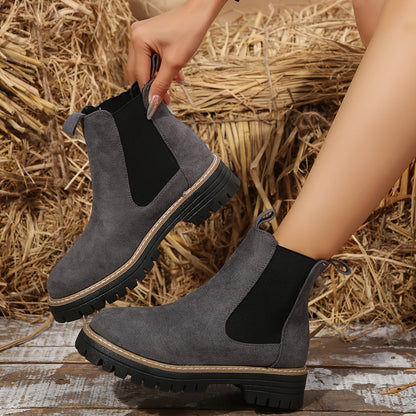 Casual Dames Schoenen – Enkellaarsjes voor Herfst en Winter