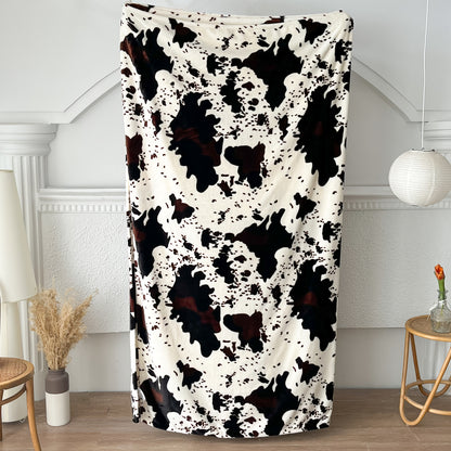 Koeienprint Deken – Zacht & Warm Fleece Plaid