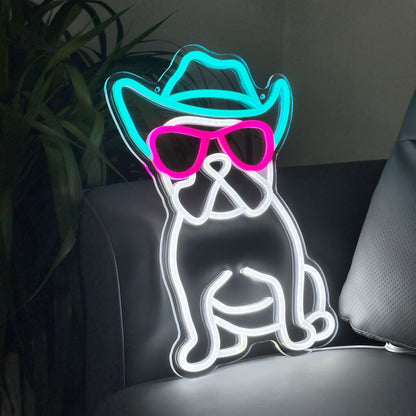 Franse Bulldog LED Neon Verlichting