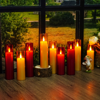 Set van 12 Luxe LED Kaarsen – Met Timer & Afstandsbediening