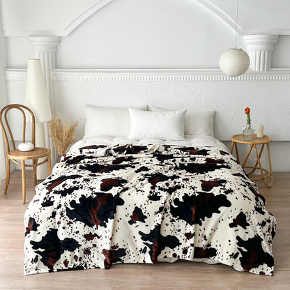 Koeienprint Deken – Zacht & Warm Fleece Plaid