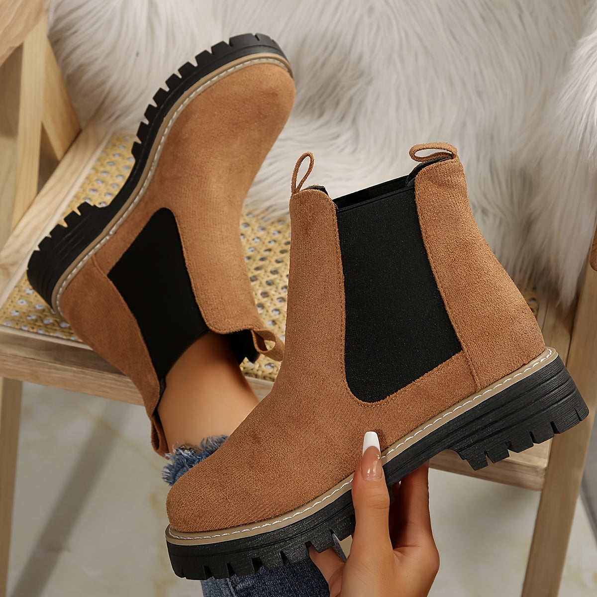 Casual Dames Schoenen – Enkellaarsjes voor Herfst en Winter