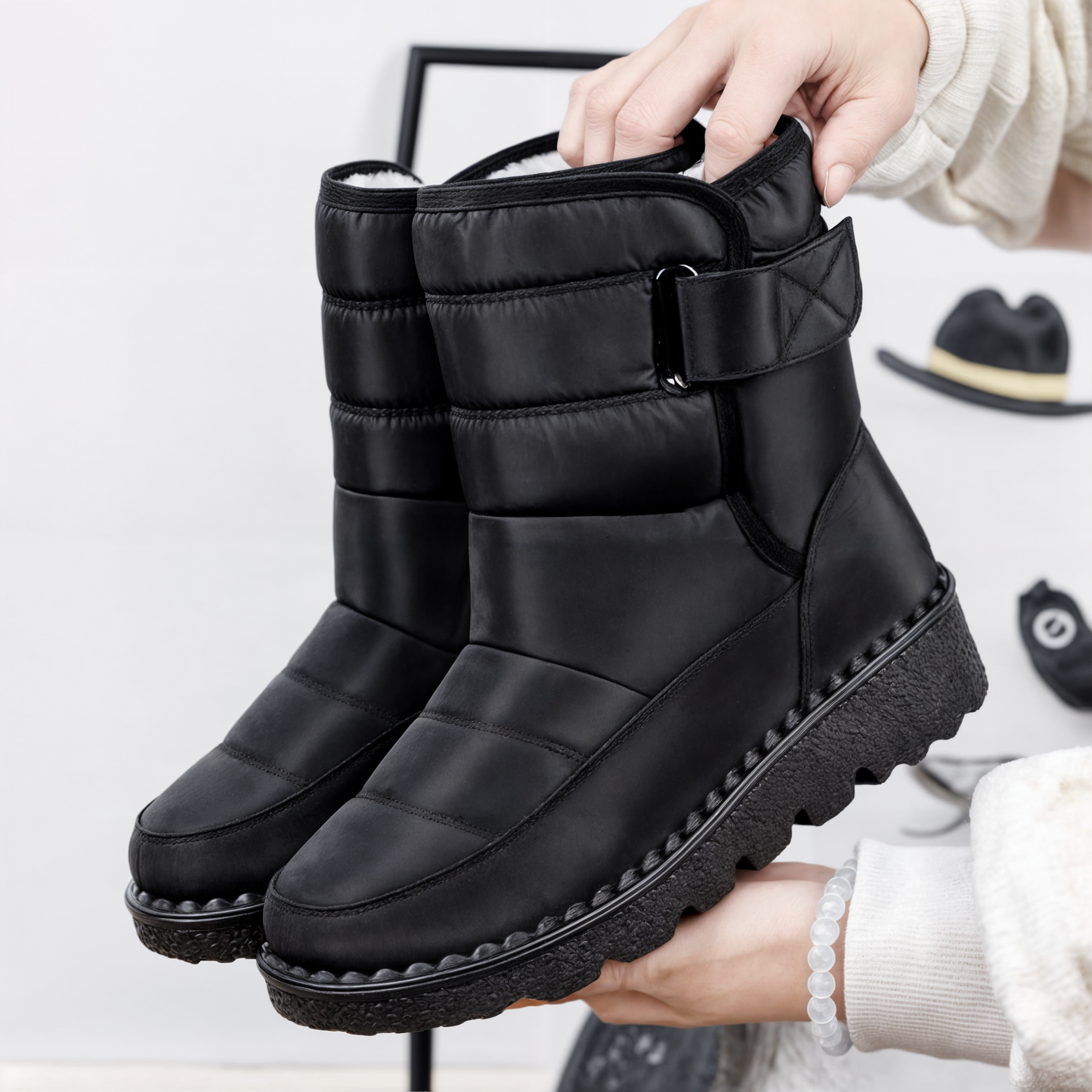 Waterdichte Dames Snowboots – Warme & Antislip Winterlaarzen