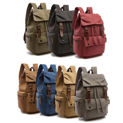 WanderPack – Grote Vintage Canvas Rugzak
