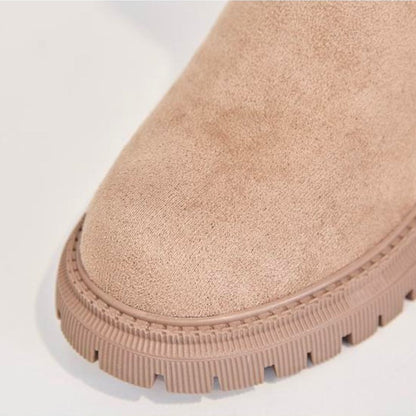 Warme Dames Laarzen – Comfortabele Boots met Rits